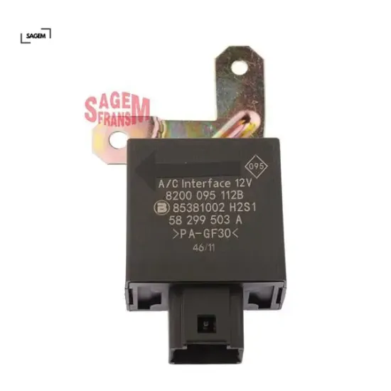 Klima kontrol role kangoo - clıo - logan 10 fiş sagem 8200095112a resmi