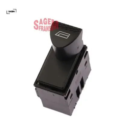 Cam açma düğmesi palıo - albea tekli siyah sagem 98809718 resmi