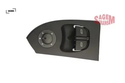 Cam açma anahtarı ducato jtd 06- sol çiftli-çerçeveli-ayna ayarlı sagem 735315619 resmi