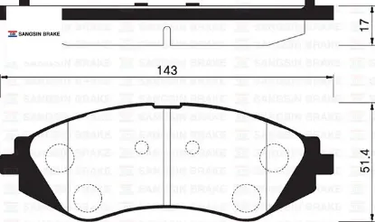 Ön fren balatası lacettı 1.4-1.6-1.8 2.0d 04 nubıra 1.4-1.6-1.8 2.0d 04 sangsın 96405129/ 96495227/ 96245178/ 96253367 resmi