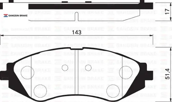 Ön fren balatası lacettı 1.4-1.6-1.8 2.0d 04 nubıra 1.4-1.6-1.8 2.0d 04 sangsın 96405129/ 96495227/ 96245178/ 96253367 resmi