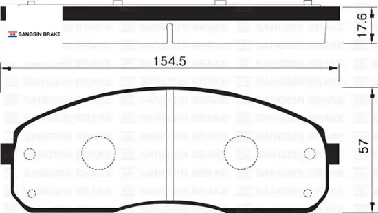 Ön fren balata pregıo 2.7l j2 99- / carnıval 2.9l 00-05 sangsın 581014ea00/ 0k56a3323z/ 0k72g3328z resmi