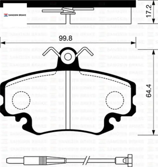 Ön balata fişli r9-r19-r21-clıo ı-ıı-megane ı-twıngo-logan-sandero-solenza sangsın 7711130071/ 7701204833/ wva21404 resmi