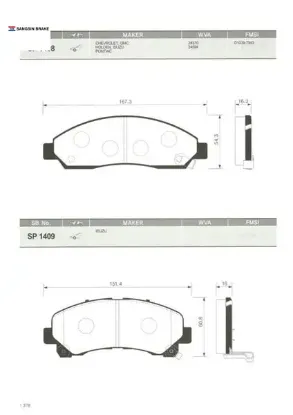 Ön fren balata ısuzu d-max 2.5l ddi 163hp euro5 4x2 4x4 12- y.m. Sangsın 94770229/ 8980791040 resmi