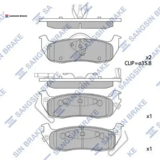 Arka balata grand cherokee ıı 2.7 crd 02 grand cherokee ııı 5.7 v8-3.7 v6 05 gdb4137 sangsın 5080871ab/ wva24258/ wva24111 resmi