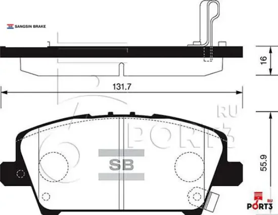 Ön fren balata cıvıc 1.8l r18a vtec fk2 hatchback 06- / 1.4l l13z1 fk1 sport 09- sangsın 45022smge00/ 45022smge01/ wva24087 resmi
