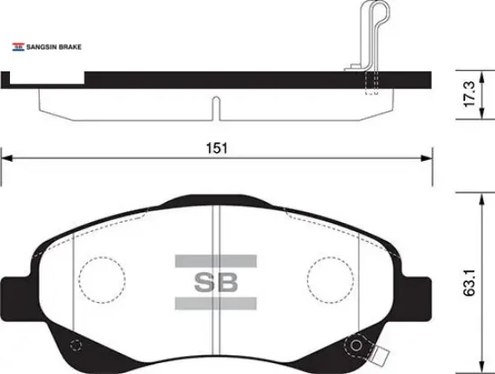 Ön fren balata avensıs 2.0l 1az-fe 1azfse azt250 03-08 / avensıs 1.6l 3zzfe vvti zzt250 03-08 / vers sangsın 0446505130/ 0446505131/ 0446505220 resmi