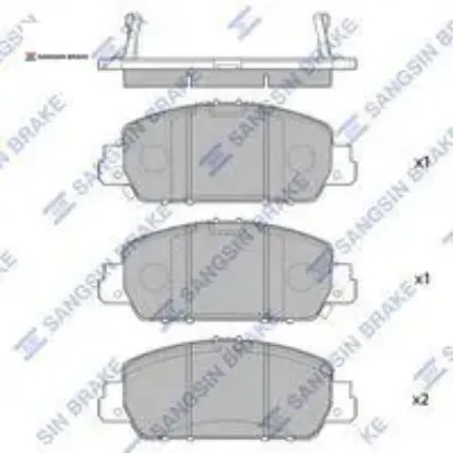 Ön fren balata hr-v 1.6l i-dtec dizel ru8 15- / hr-v 1.5l i-vtec benzinli ru1 15- sangsın 45022t2ga00/ 45022t2ga01/ 45022tvaa00 resmi