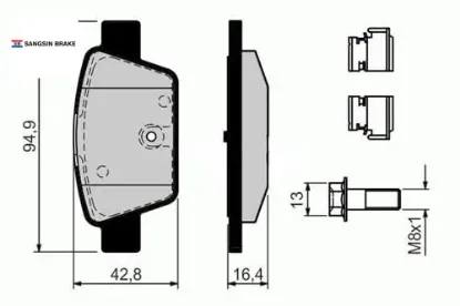 Arka fren balatası stılo 02 lınea 07 bravo ıı 07 14 mito 08 multıpla 99 sangsın 77364590/ 77363518/ 77362768/ 9949280 resmi