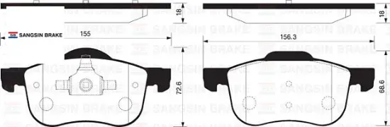 On fren balatası s60 00 s70 97 00 s80 98 v70 97 07 v70 01 07 xc70 00 xc90 02 12 16 jant sangsın 8634921/ 8623861/ 31262503/ wva23072 resmi