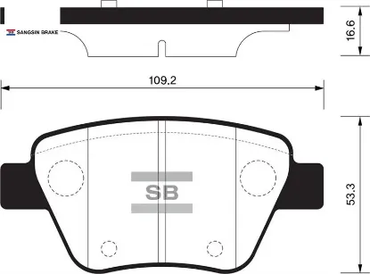 X arka balata caddy-golf6-jetta-a3-octavıa-superb 10 gdb1841 sangsın 5k0698451/ 5k0698451a/ 2k5698451 resmi