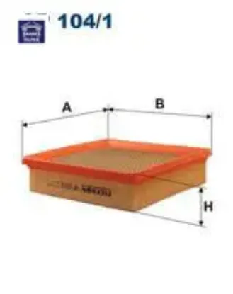 Hava filtresi civic vı 1.6i 114hp 95-01 sardes 17220p2j003 resmi