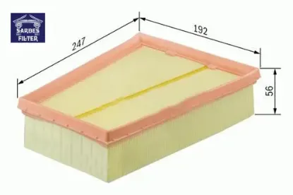 Hava filtresi megane ııı 08 15 grand scenıc ııı 09 fluence 09 1.2tce 1.4tce 1.5dcı 1.6 1.9dcı 2.0 sardes 8200820859/ 165465434r/ 165467751r resmi