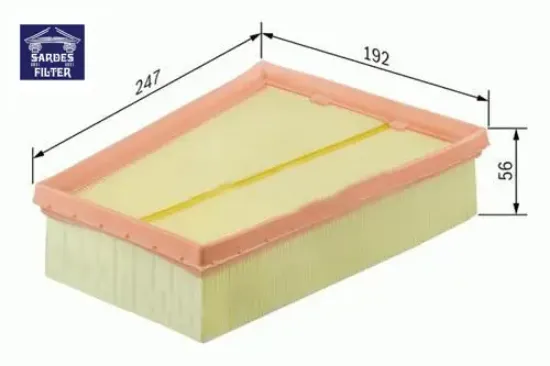 Hava filtresi megane ııı 08 15 grand scenıc ııı 09 fluence 09 1.2tce 1.4tce 1.5dcı 1.6 1.9dcı 2.0 sardes 8200820859/ 165465434r/ 165467751r resmi