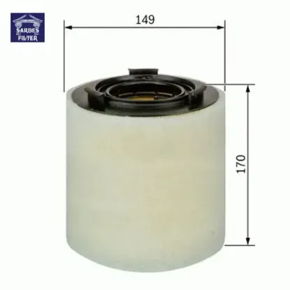 Hava filtresi polo 1.4gtı-1.6tdı 09- -ıbıza v-fabıa 1.2tsı-1.2tdı-1.4tsı-1.6tdı 09- roomster 10- sardes 6r0129620a resmi