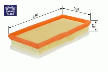 Hava filtresi trafıc ıı 2.0-2.5dcı-vıvaro 2.0-2.5cdtı-dtı-prımastar e614l 1654600qoh sardes 8200095976/ 8200490109/ 165464556r resmi