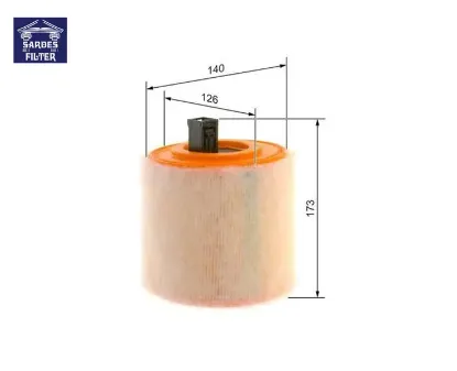 Hava filtresi süngerli opel astra k 15 22 1.0-1.4-1.6 xfl-xft-dth-dte-dtı-dtn-xnt-dtr-sht sardes 39030321/ 13489640/ 13367308 resmi