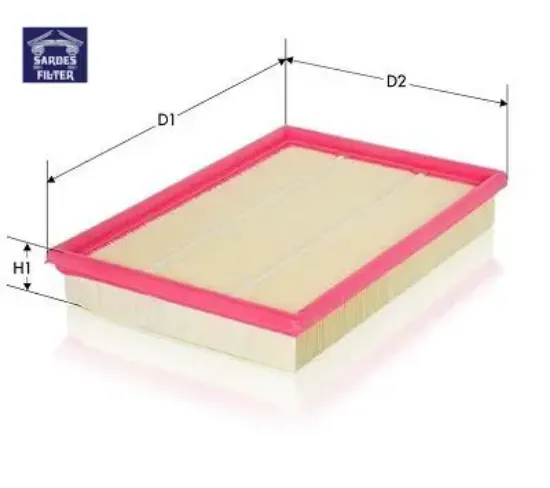 Hava fıltresı mondeo v 14 galaxy ııı 14 1.5-1.6 tdcı 2.0 ecoblue sardes ds739601ac/ 5243186/ ds739601ab resmi