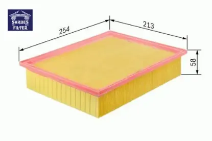 Hava fıltresı a4 b5 a6 c5 superb ı passat b5 . M60 m62 e34 e39 e32 e38 e53 sardes 058133843/ 13711736675 resmi