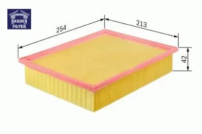 Hava filtresi omega a c2696 sardes 834288 resmi