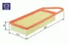 Hava filtresi p206-p307 hdı 01-04 -c3 hdı-fıesta 1.4 tdcı-fusıon tdcı süngerli c3087/1 sardes 1444.X2 resmi
