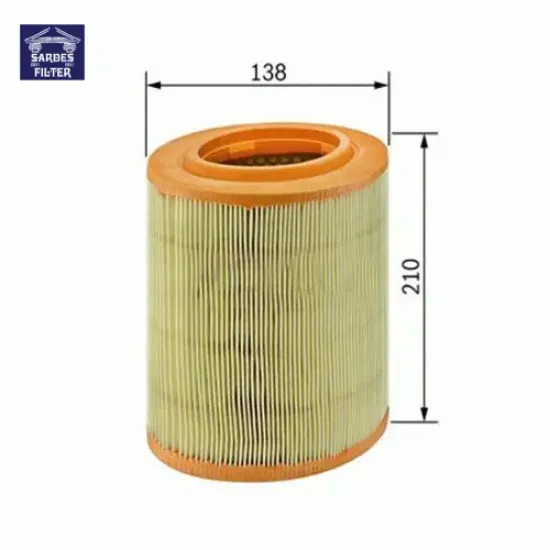 Hava filtresi 106 1.5d 96 xsara-saxo 1.5 d sardes 1444.A5/ 1444.Va resmi