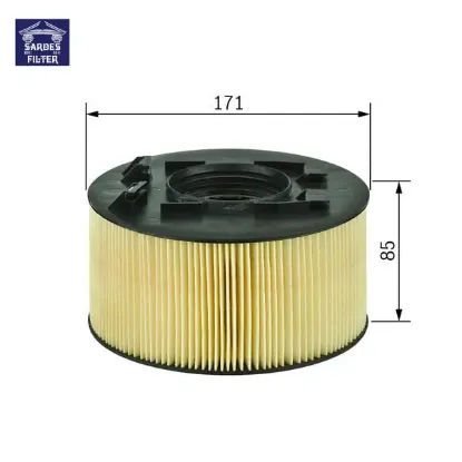 Hava fıltresı n42 n45 n46 e46 01 05 sardes 13717503141 resmi