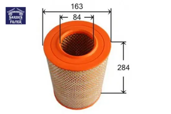 Hava filtresi boxer-jumper-ducato 94-02 1.9tdı-2.5td-2.0i-2.8d-2.8hdı-2.8tdı-2.8jtd sardes 1444.Ty/ 71736124/ 1444.99/ 1310636080 resmi