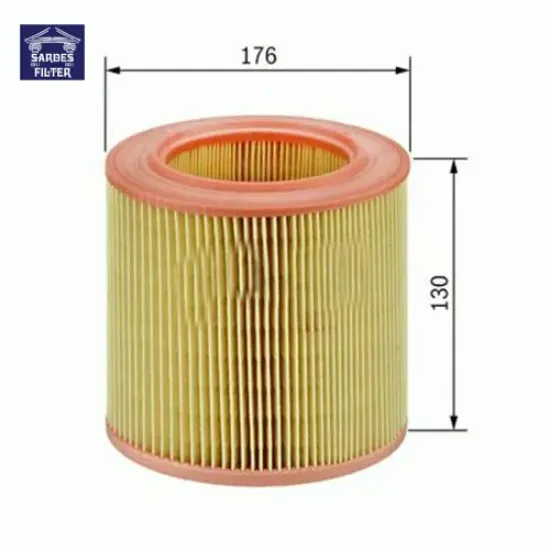 Hava filtresi mgn ı 2.0-lgn ı 2.0 109hp-r19 1.9d-scenıc ı-ıı 2.0 sardes 7700957336/ 7701033713 resmi