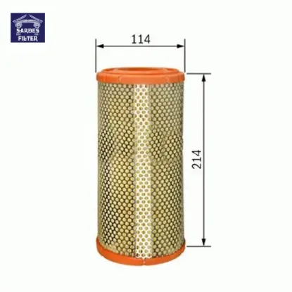 Hava filtresi berlıngo 1.9d-1.8d 96- 306 1.9d 93-01 partner 1.9d-1.8d 96- xsara1.9d 97-00 sardes 1444.H2/ 1444.H1/ 1444.Ve resmi