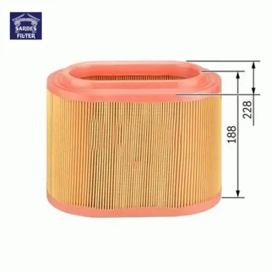 Hava filtresi starex 2.5l d4bh 4d56 d4cb tc tcı crdı 96- / h-1 starex 2.5l kamyonet lıbero 01- sardes 281304a001/ 281134a001 resmi