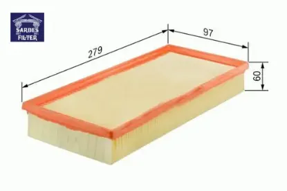 Hava filtresi doblo 05 albea 07 fıorıno 09 panda 09 punto-ıdea 1.4 -500-ka 1.2 sardes 55192012/ 1542777/ 1706917 resmi