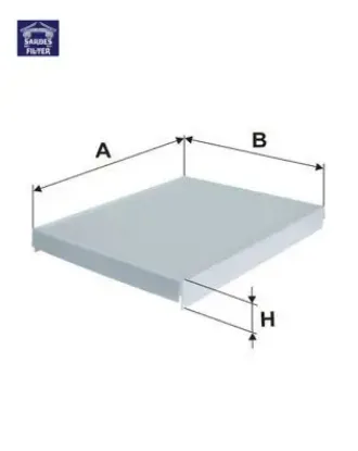 Polen filtresi santa fe ıı 06- cu 27007-k 1315- sardes 971331u000 resmi