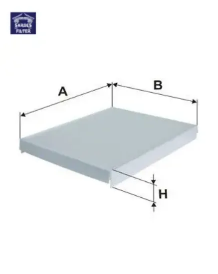 Polen filtresi santa fe ıı 06- cu 27007-k 1315- sardes 971331u000 resmi