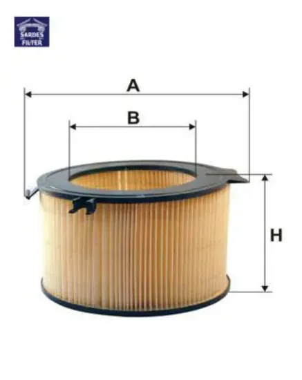 Polen filtresi transporter t4 sardes 7d0819989/ 703819989/ 703819990a resmi