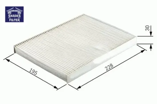 Polen filtresi scenıc ıı-scenıc rx4 99-03 klimalı sardes 7711228919/ 7701047513 resmi