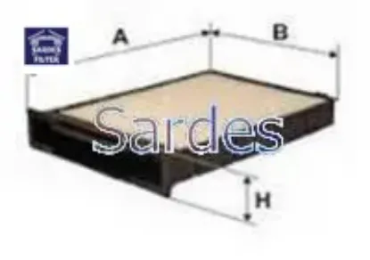 Polen filtresi scenıc ıı 1.4-1.6-1.6 16v-2.0 16v-1.5dcı-1.9dcı-2.0dcı plastik çerçeveli sardes 7701055110 resmi