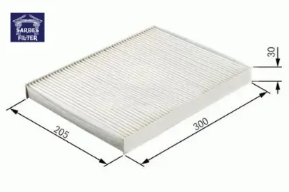 Polen filtresi a4-a6-exeo sardes 4b0819439c/ 8e0819439c resmi