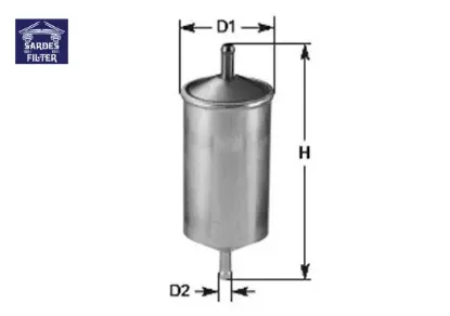 Yakıt filtresi clıo-r9-r11-r19-r21-safrane-p505-p806-trafıc-master-ıbıza ı -golf ııı-malaga x sardes 7700680167/ 1h0201511a/ 1567.13 resmi