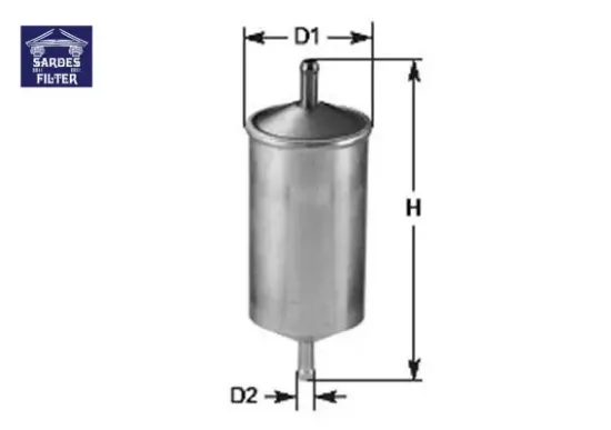 Yakıt filtresi clıo-r9-r11-r19-r21-safrane-p505-p806-trafıc-master-ıbıza ı -golf ııı-malaga x sardes 7700680167/ 1h0201511a/ 1567.13 resmi