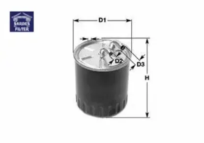 Yakıt fıltresı sprınter om642 b906 sardes a6420920401 resmi
