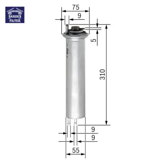 Yakıt fıltresı m54 m60 m62 e38 e39 e53 sardes 13321709535 resmi