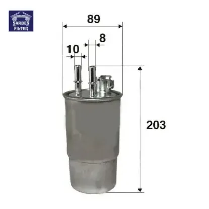 Yakıt filtresi doblo 1.9jtd 01- - fıorıno 1.3d mtj 08- - grande punto 1.3d mtj 05- - punto ev sardes 77363804/ 1542785/ 1578143 resmi