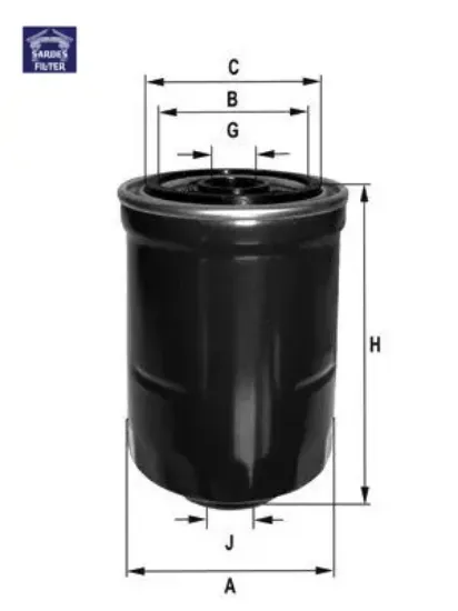 Yakıt filtresi santafe 2.0-elantra 2.0 wk853/14 x sardes 3192226900 resmi