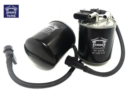 Yakıt fıltresı om651 w204 s204 w212 c207 w166 x204 w639 w447 b906 b907 b910 sardes a6510901552 resmi