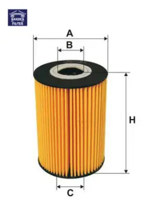 Yağ filtresi master-movano 3.0 dci sardes 7701057828/ 4415218 resmi