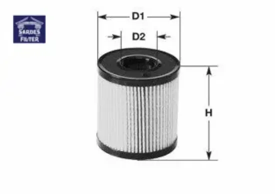 Yağ filtresi kağıt tip toyota avensıs 2.0l 1adftv adt250 06-08 2.2l 2ad-ftv adt270 09- 2.0l 1ad-f tv sardes 041520r010/ 0415226010/ 0415238010 resmi