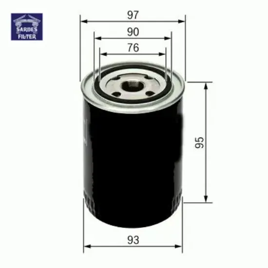 Yağ filtresi fıesta 1.8dı-focus 1.8tdcı-1.8dı/tddi-1.8t-connect 02 14 1.8tdcı transıt t15-t12 2.5td sardes 4m5q6714ba/ 4m5q6714b1a/ 1322152 resmi