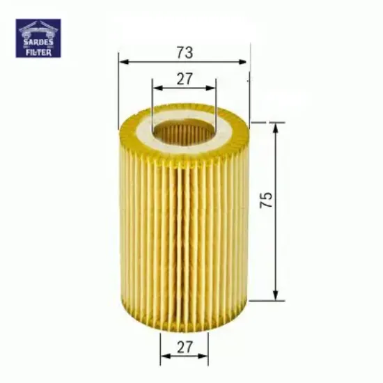 Yağ filtresi  almera- prımera ıı-pıck up- x-traıl hu819/1x sardes 15208ad200 resmi