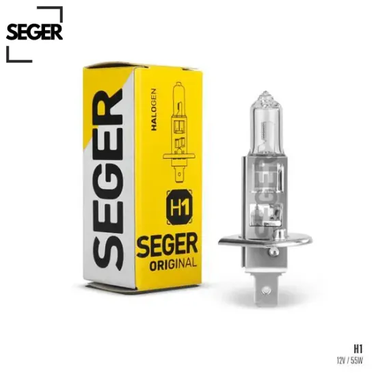 Ampul h1 12v 55w p14.5s standart yenileme 3.500k standart ışık seger  resmi